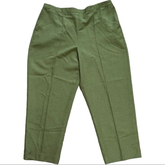 Alfred Dunner Pants Green Size 18 - Picture 1 of 13
